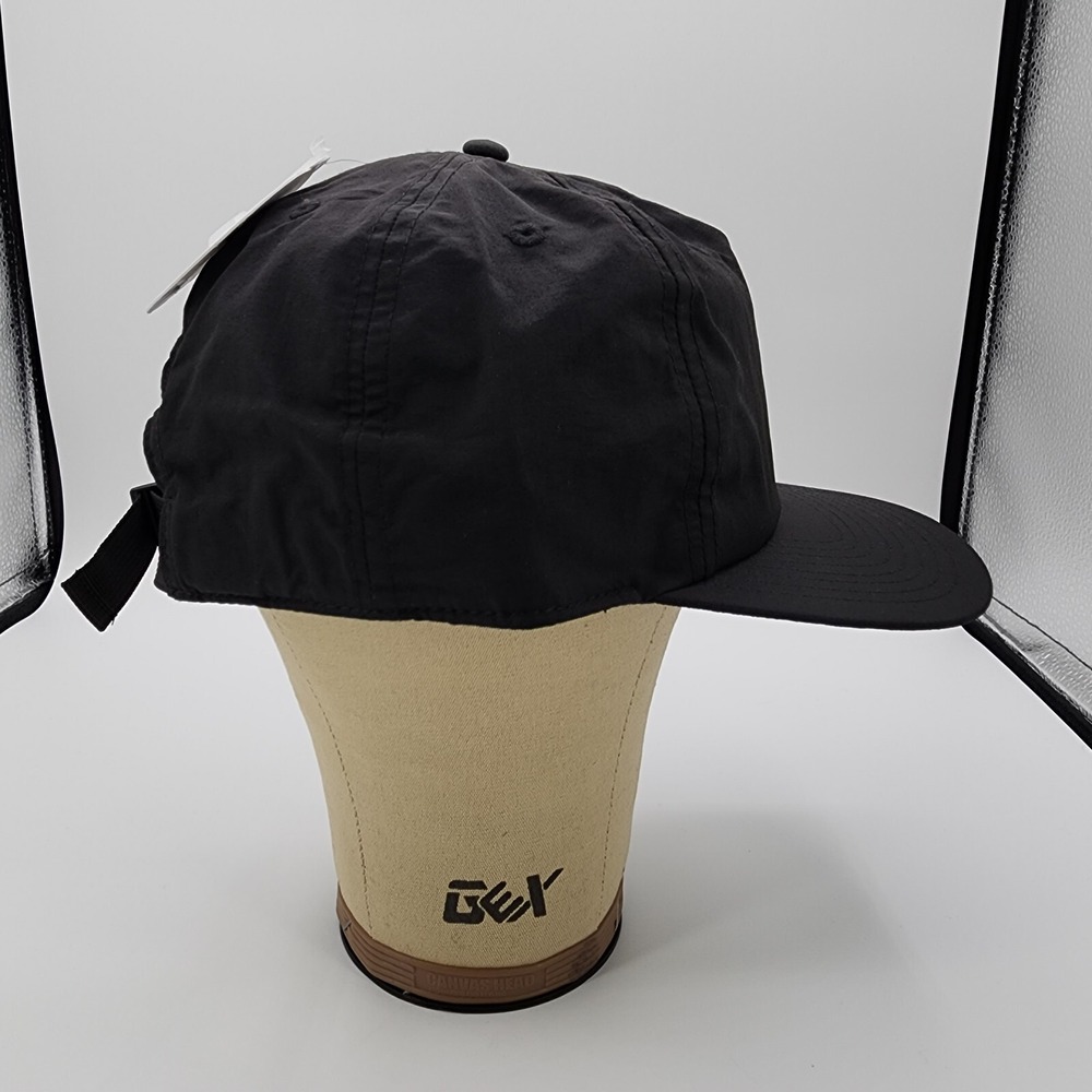 NEFF Pushing Up Daisies Hat Daily Flat Billed Strapback Black Nylon Cap NEW - Picture 11 of 16